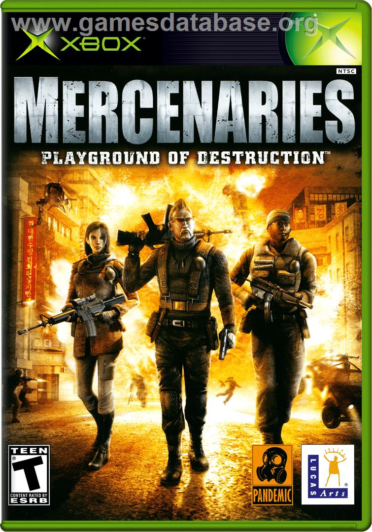 Mercenaries - Microsoft Xbox - Artwork - Box