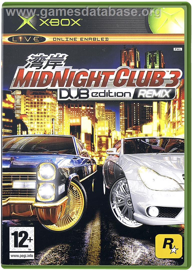 Midnight Club 3: DUB Edition Remix - Microsoft Xbox - Artwork - Box