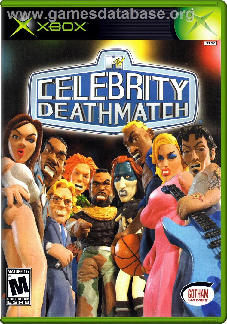 Mtv Celebrity Deathmatch - Microsoft Xbox - Artwork - Box