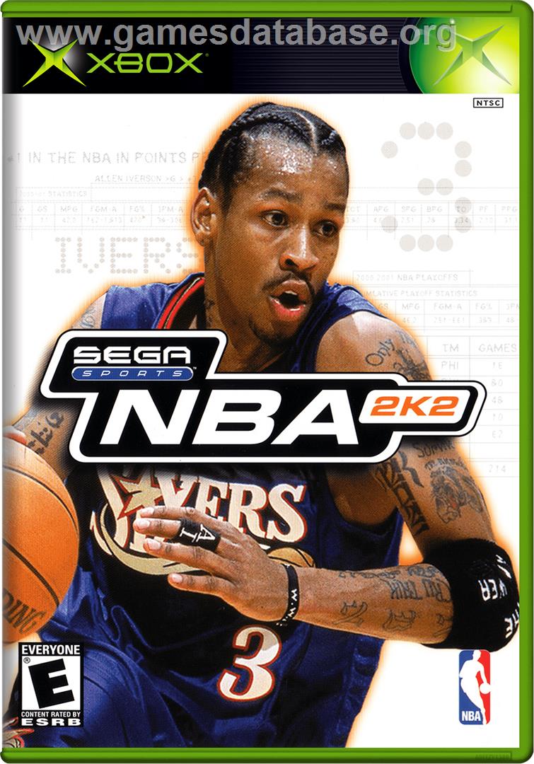 NBA 2K2 - Microsoft Xbox - Artwork - Box