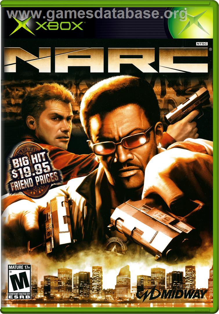 Narc - Microsoft Xbox - Artwork - Box