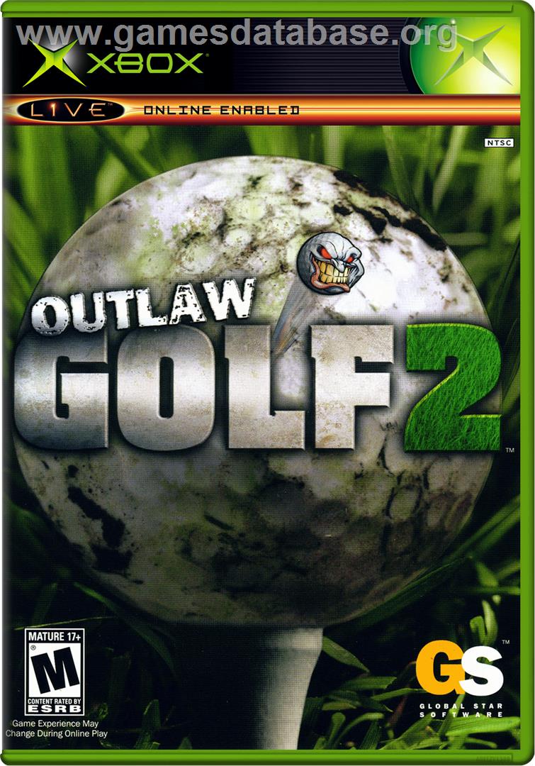 Outlaw Golf 2 - Microsoft Xbox - Artwork - Box