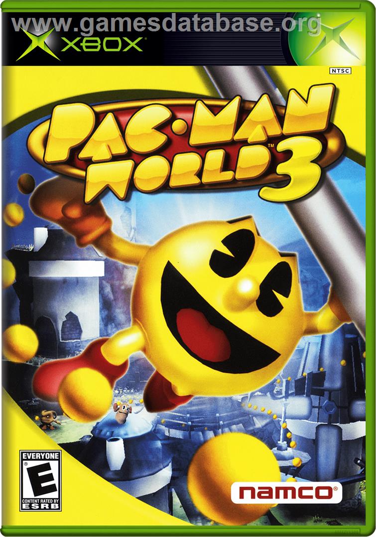 Pac-man World 3 - Microsoft Xbox - Artwork - Box
