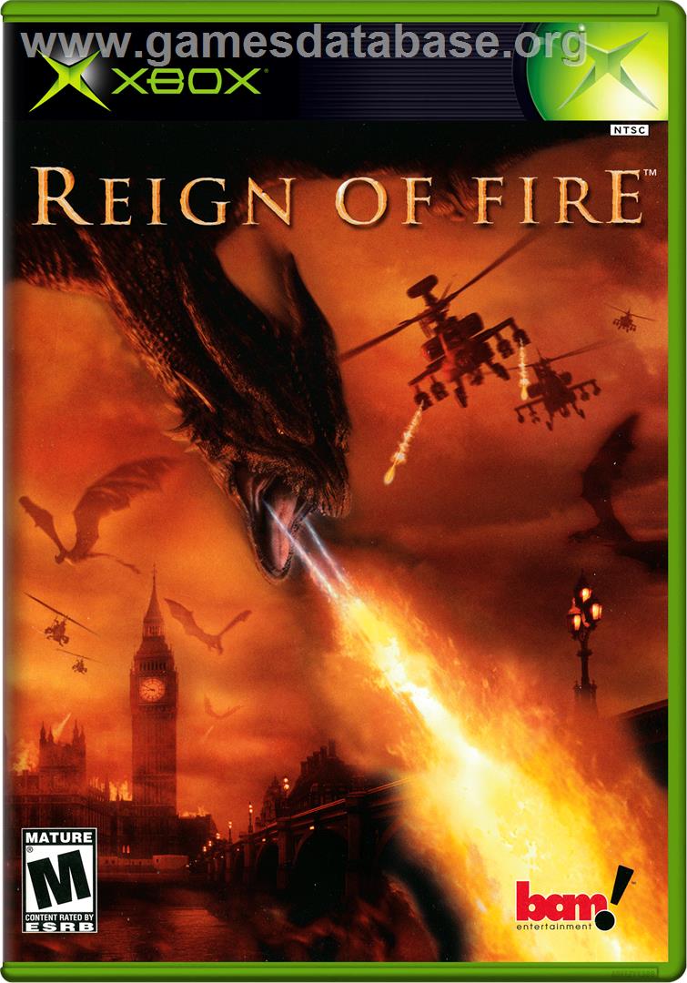 Reign of Fire - Microsoft Xbox - Artwork - Box