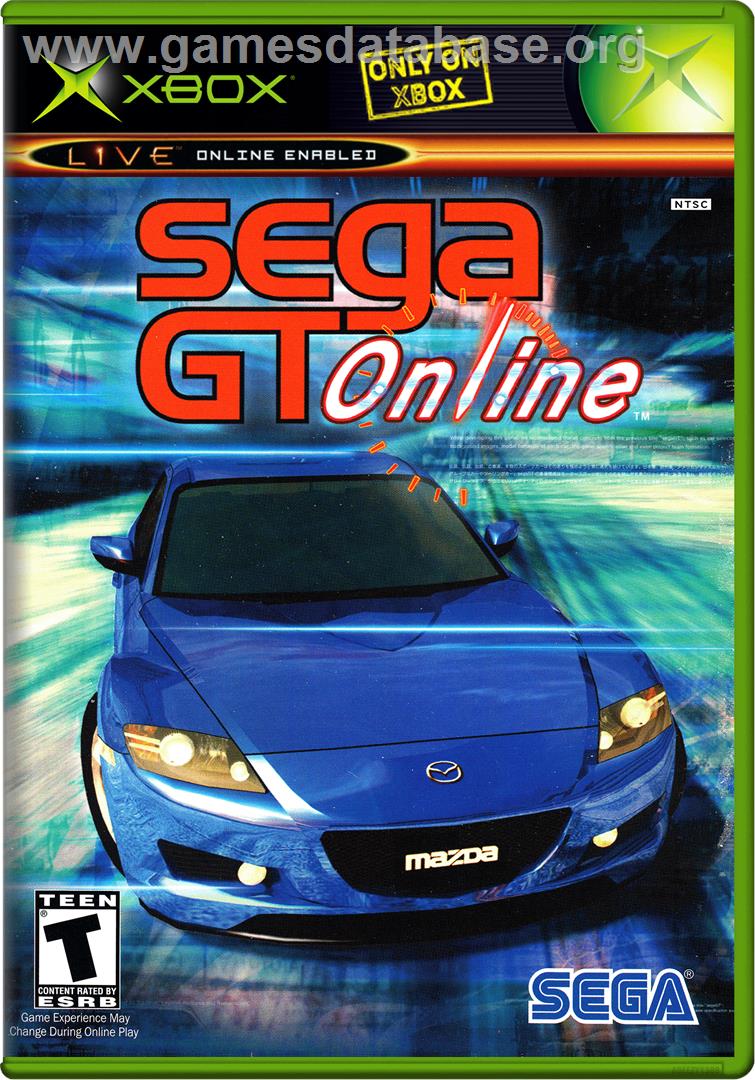 Sega Gt Online - Microsoft Xbox - Artwork - Box