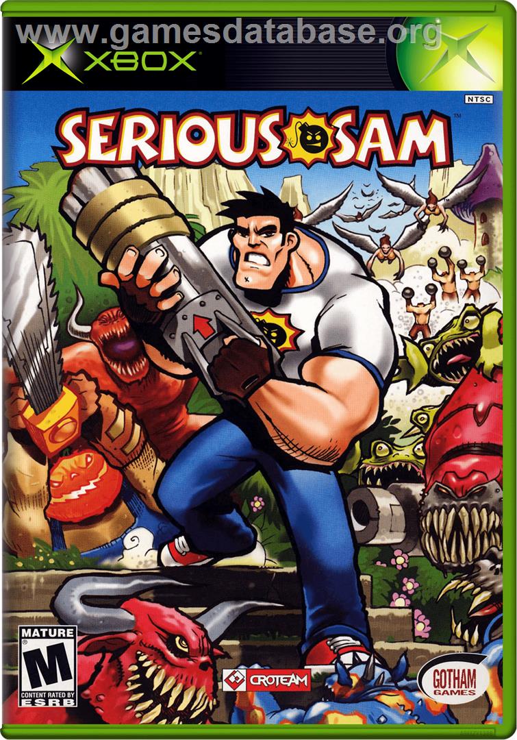 Serious Sam - Microsoft Xbox - Artwork - Box