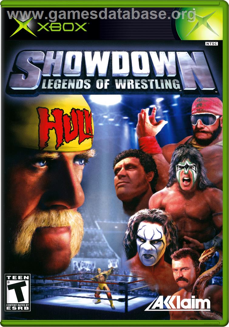 Showdown: Legends of Wrestling - Microsoft Xbox - Artwork - Box