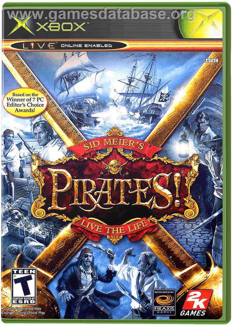 Sid Meier's Pirates! - Microsoft Xbox - Artwork - Box