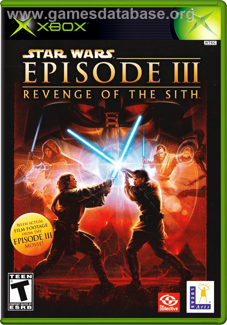 Star Wars: Episode III - Revenge of the Sith - Microsoft Xbox - Artwork - Box