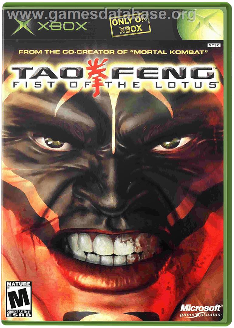 Tao Feng: Fist of the Lotus - Microsoft Xbox - Artwork - Box