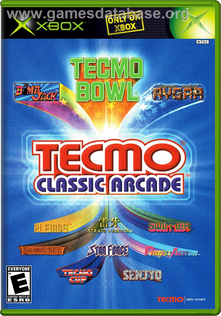Tecmo Classic Arcade - Microsoft Xbox - Artwork - Box
