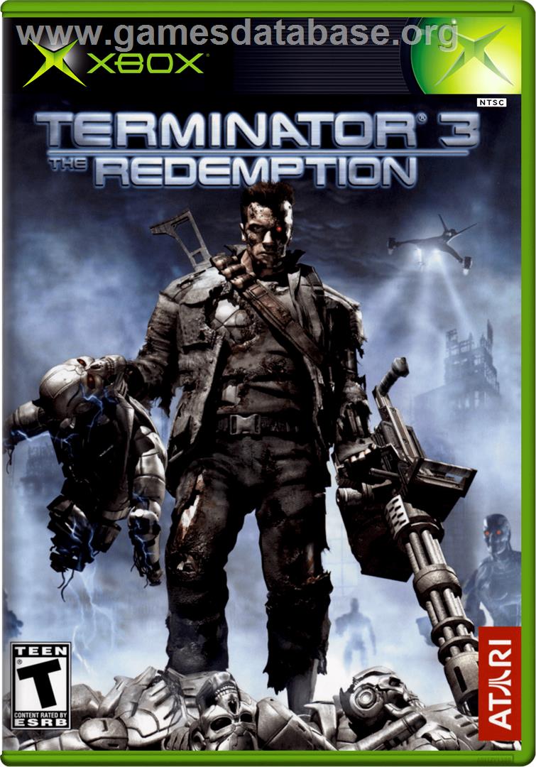 Terminator 3 - The Redemption - Microsoft Xbox - Artwork - Box