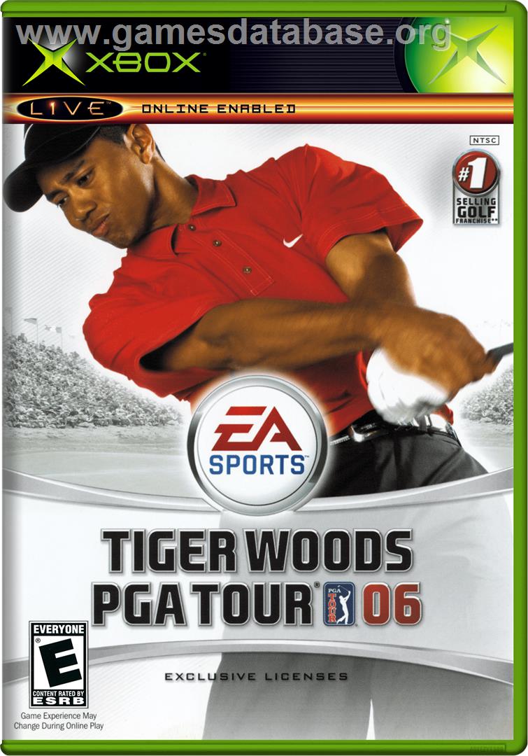 Tiger Woods Pga Tour 06 - Microsoft Xbox - Artwork - Box