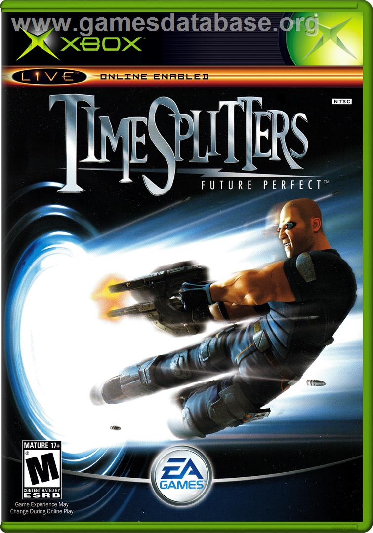 TimeSplitters: Future Perfect - Microsoft Xbox - Artwork - Box