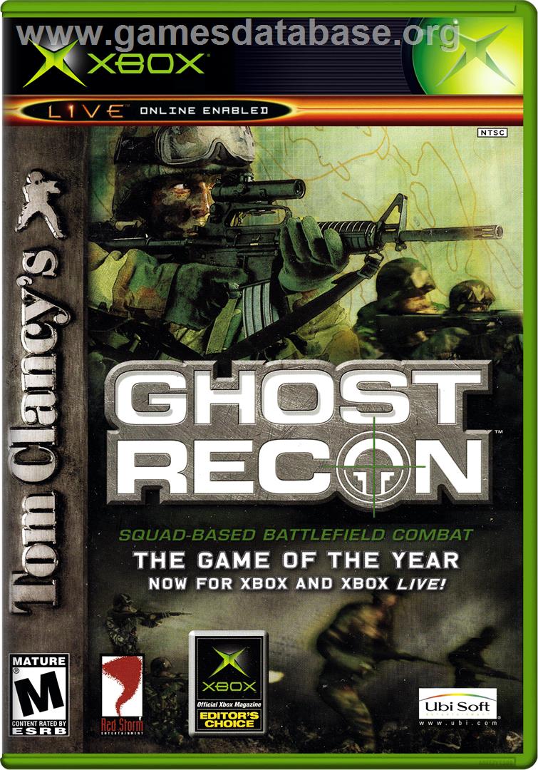 Tom Clancy's Ghost Recon - Microsoft Xbox - Artwork - Box
