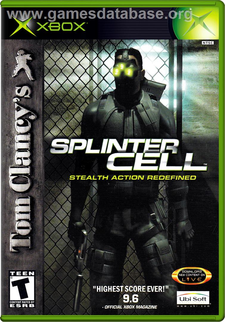 Tom Clancy's Splinter Cell - Microsoft Xbox - Artwork - Box