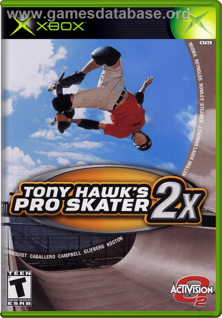 Tony Hawk's Pro Skater 2x - Microsoft Xbox - Artwork - Box