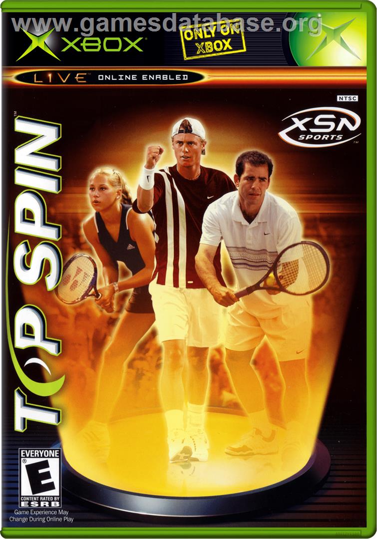 Top Spin - Microsoft Xbox - Artwork - Box