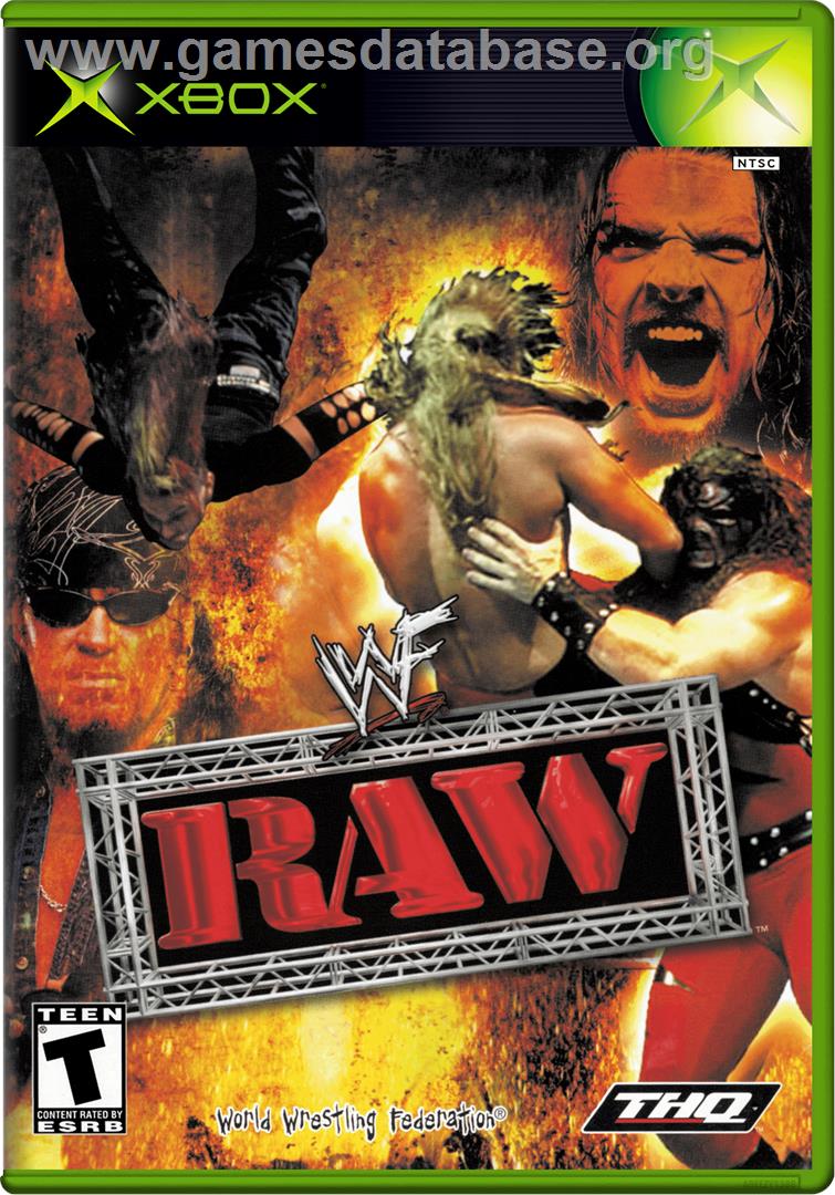 WWF Raw - Microsoft Xbox - Artwork - Box