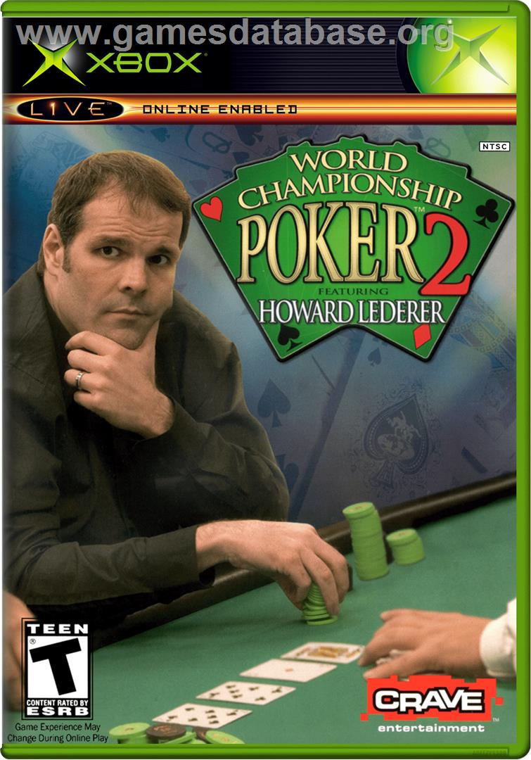 World Championship Poker 2 featuring Howard Lederer - Microsoft Xbox - Artwork - Box