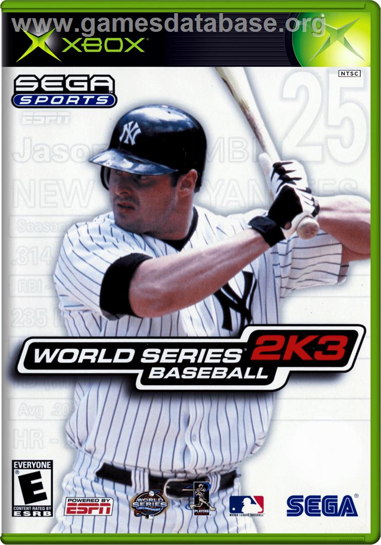 World Series Baseball 2K3 - Microsoft Xbox - Artwork - Box