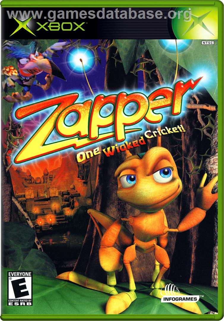 Zapper: One Wicked Cricket - Microsoft Xbox - Artwork - Box