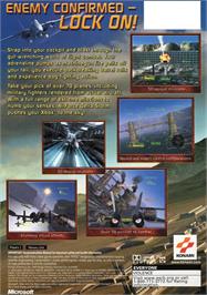 Box back cover for Deadly Skies on the Microsoft Xbox.
