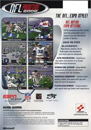 Box back cover for ESPN NFL Primetime 2002 on the Microsoft Xbox.