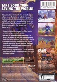 Box back cover for Future Tactics: The Uprising on the Microsoft Xbox.