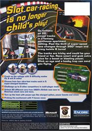 Box back cover for Grooverider - Slot Car Thunder on the Microsoft Xbox.