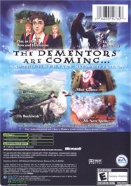 Box back cover for Harry Potter and the Prisoner of Azkaban on the Microsoft Xbox.