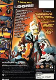 Box back cover for Loons - The Fight For Fame on the Microsoft Xbox.