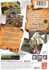 Box back cover for Mashed Fully Loaded on the Microsoft Xbox.