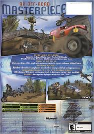 Box back cover for Mx Vs Atv Unleashed on the Microsoft Xbox.