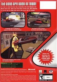 Box back cover for Starsky & Hutch on the Microsoft Xbox.
