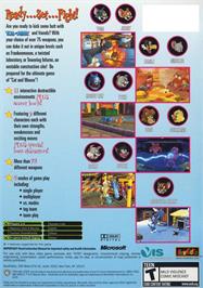 Box back cover for Tom And Jerry Sèment La Pagaille on the Microsoft Xbox.