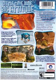 Box back cover for Tork: Prehistoric Punk on the Microsoft Xbox.