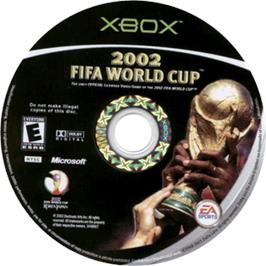 Artwork on the CD for 2002 FIFA World Cup on the Microsoft Xbox.