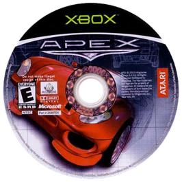 Artwork on the CD for Apex on the Microsoft Xbox.