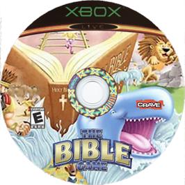 Artwork on the CD for Bible Game, The on the Microsoft Xbox.