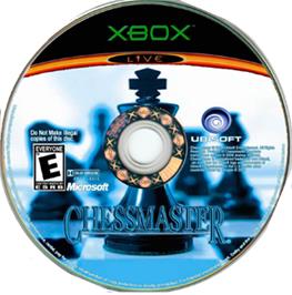 Artwork on the CD for Chessmaster on the Microsoft Xbox.