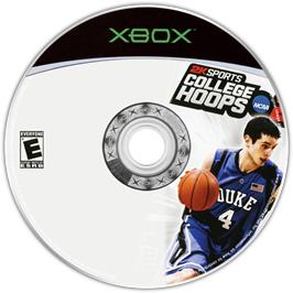 Artwork on the CD for College Hoops NCAA 2K7 on the Microsoft Xbox.