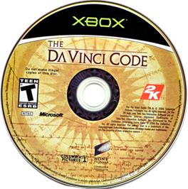 Artwork on the CD for Da Vinci Code on the Microsoft Xbox.