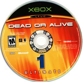 Artwork on the CD for Dead Or Alive - Ultimate on the Microsoft Xbox.