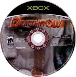 Artwork on the CD for Deathrow on the Microsoft Xbox.