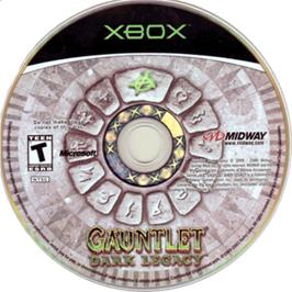Artwork on the CD for Gauntlet - Dark Legacy on the Microsoft Xbox.