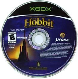Artwork on the CD for Hobbit, The on the Microsoft Xbox.