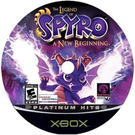 Artwork on the CD for Legend Of Spyro, The - A New Beginning on the Microsoft Xbox.