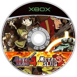 Artwork on the CD for Metal Slug 4 & 5 on the Microsoft Xbox.