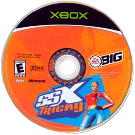 Artwork on the CD for Ssx Tricky on the Microsoft Xbox.